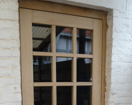 Houten buitenschrijnwerk Jabbeke