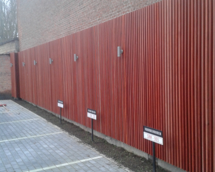 Gevelbekleding Padouk