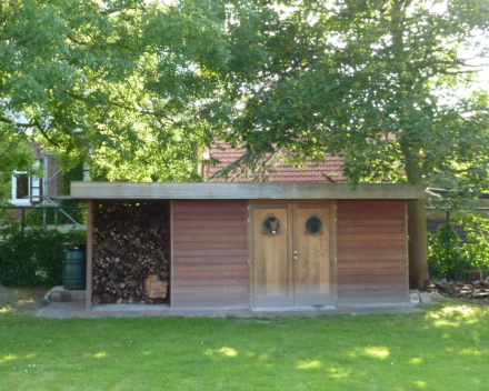 Houten tuinhuis